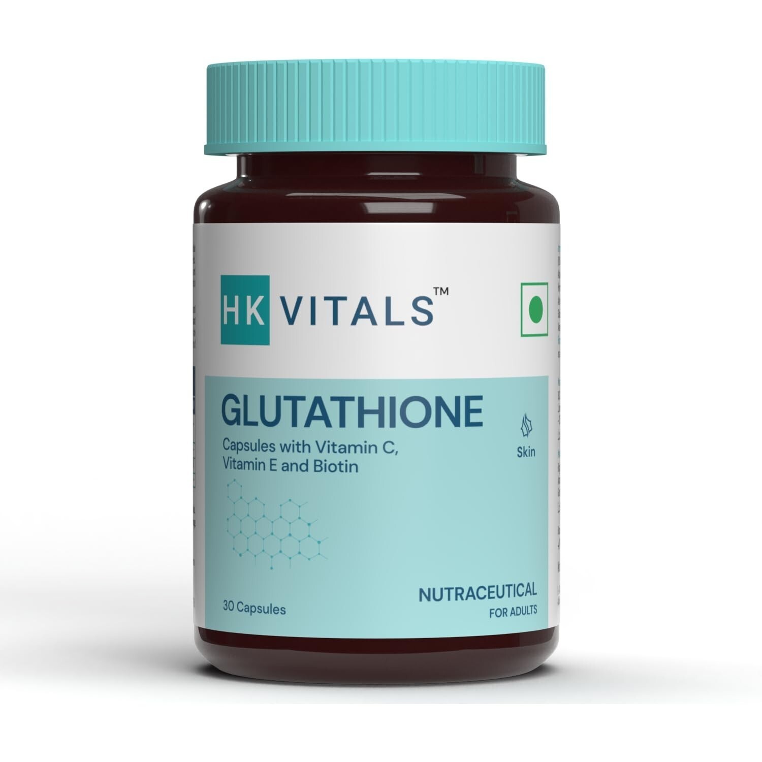 HealthKart HK Vitals Glutathione with Vitamin C & E & Grape Seed – 60 Cap