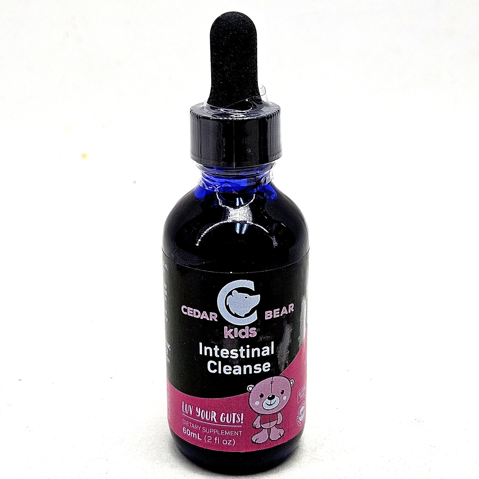 Cedar Bear Intestinal Digestive Cleanse Detox for Kids Liquid Herbal 2 fl oz
