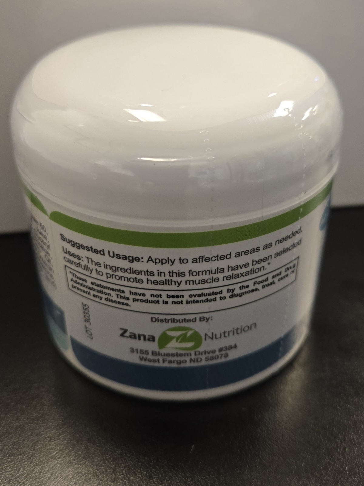 A-Kalm With Menthol For Muscle aches Zana Nutrition 4 Oz New/Sealed