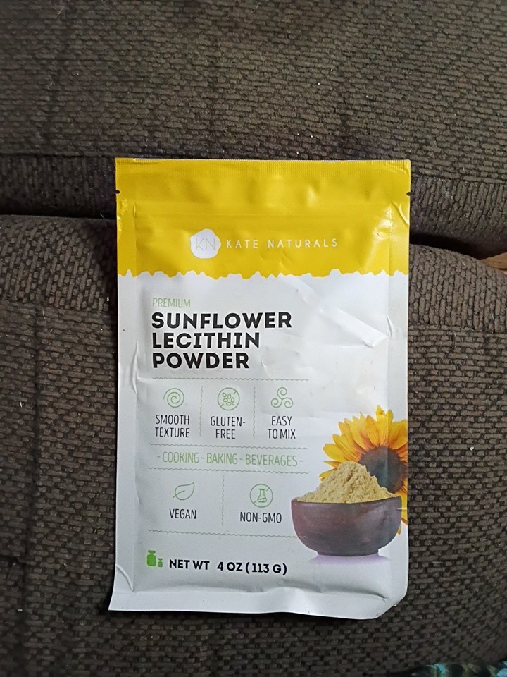Kate Naturals Sunflower Lecithin Powder for Baking Bread Gummies Cooking 4oz …