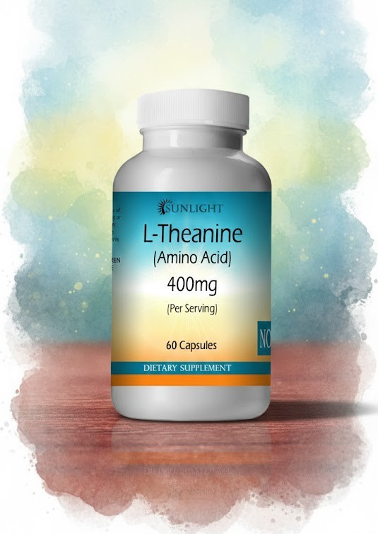 L-Theanine 400mg Serving – Ship from USA,.