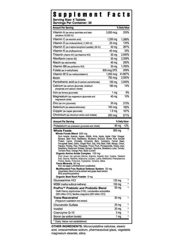 Youngevity Beyond Tangy Tangerine 2.0 Tablets / 120 Capsules