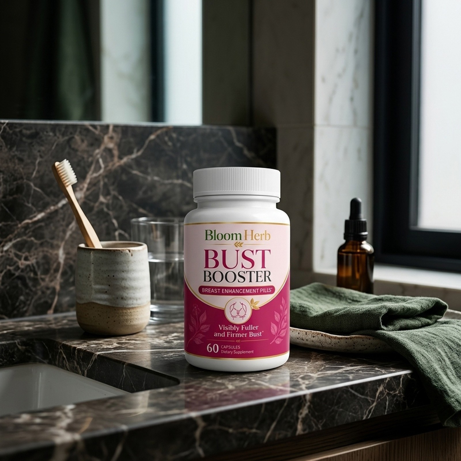 HUGE BUST BOOSTE – Curvy Fruit Aguaje + Black Maca Pills – NATURAL GLUTE ENHANCE