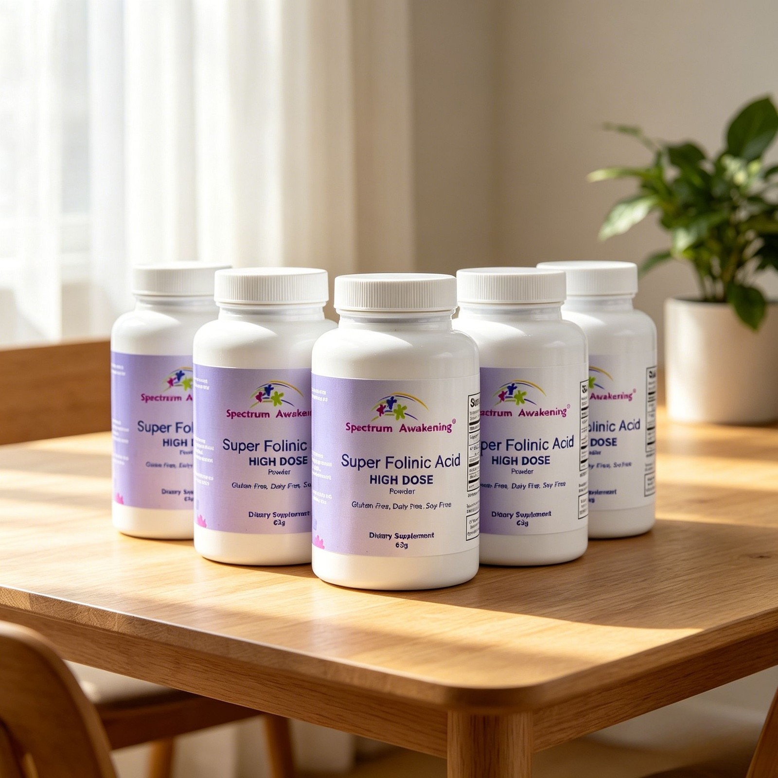 Spectrum 5PCS Super Awakening Folinic Acid High Dose Powder