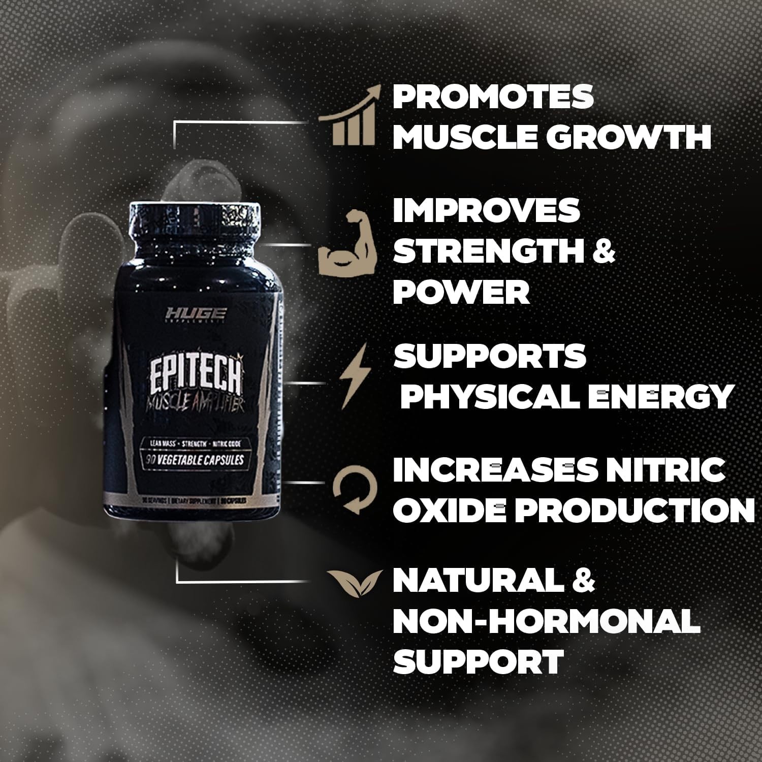 Epitech® Epicatechin Supplement – Natural Myostatin Inhibitor for Muscle Grow…