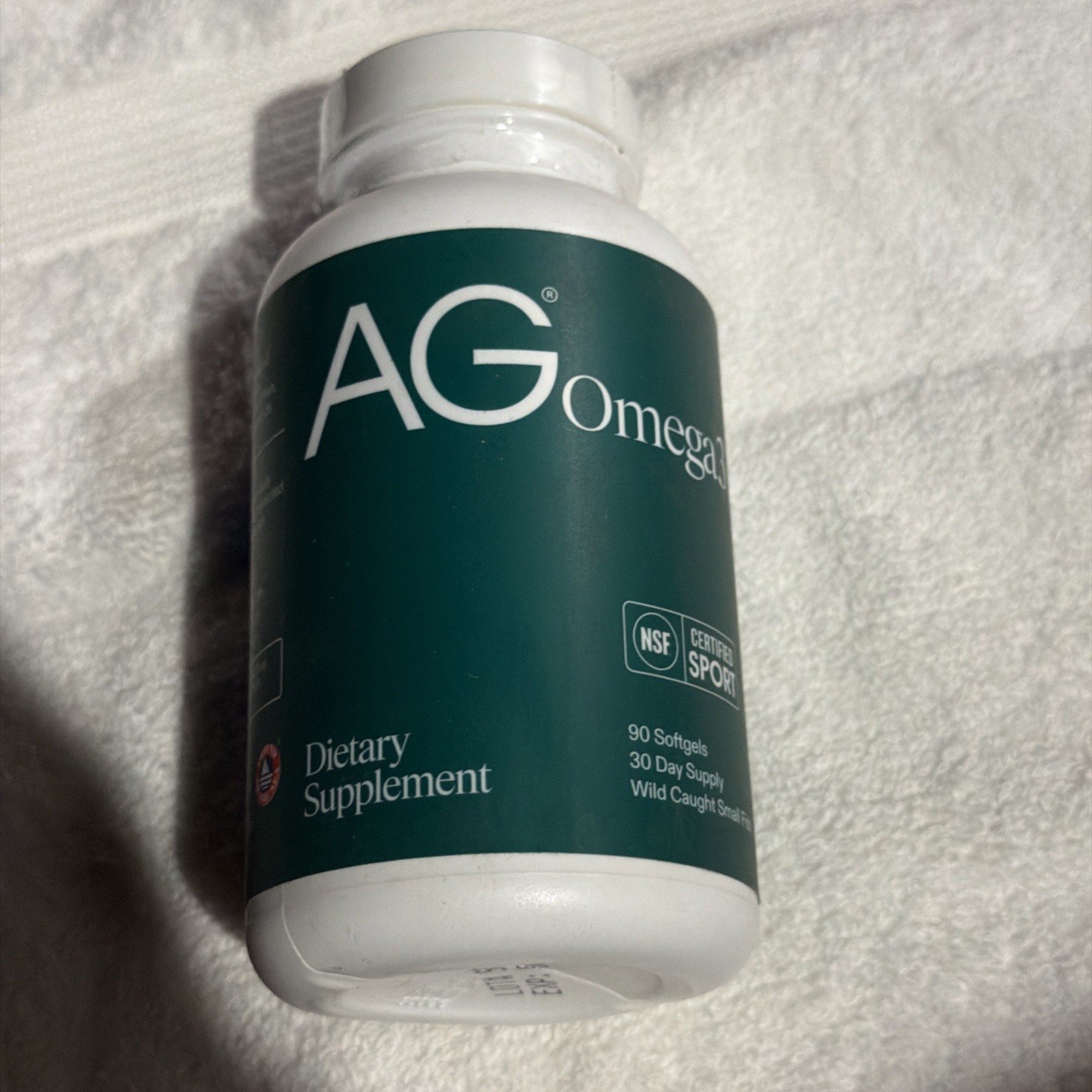 Athletic Greens AG Omega 3 (90 Softgels) Fish Oil 30 Day Supply Sealed