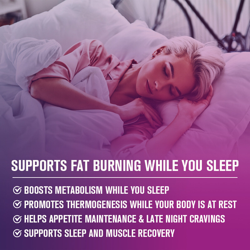 Night Metabolic Reset Capsules – Belly Fat Target & Cortisol Control Aid 120pcs