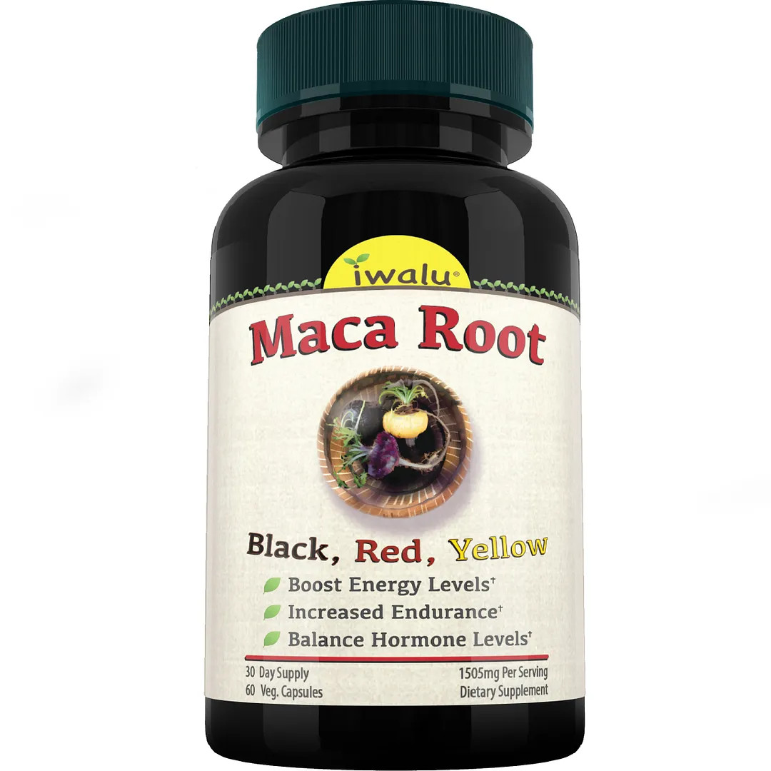Nusa Pure Black Maca | Best Supplement Capsule Pill Men Women FREE SHIP