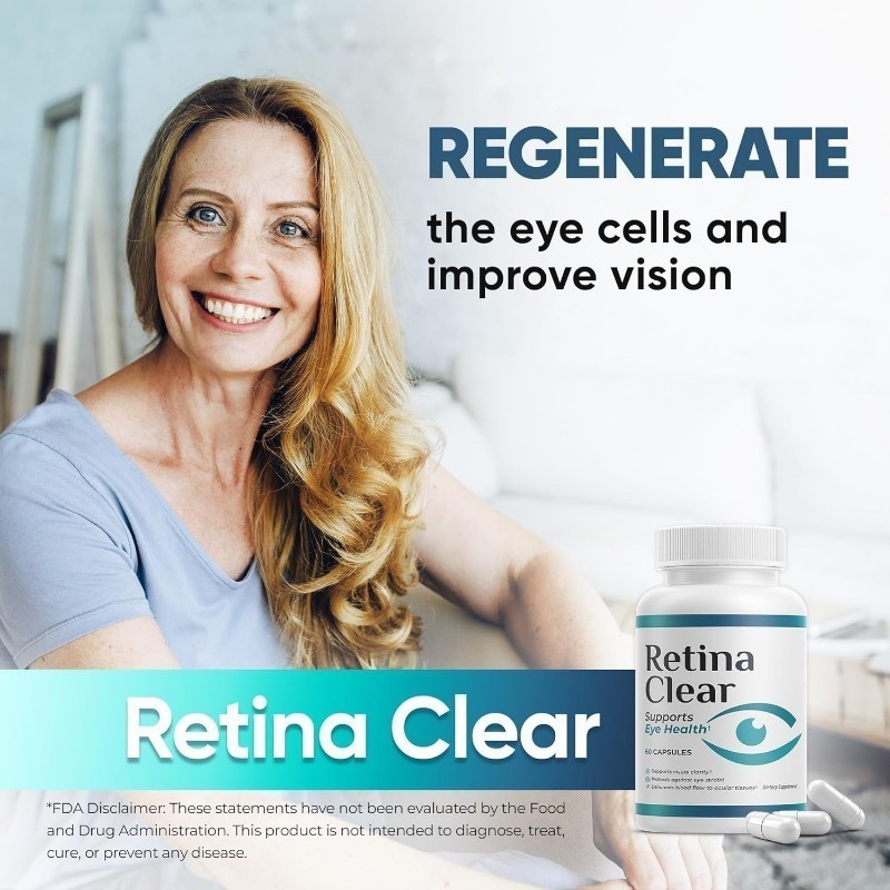 Retina Clear Vision Relief Supplement-Eye Health Formula with Lutein Zeaxant