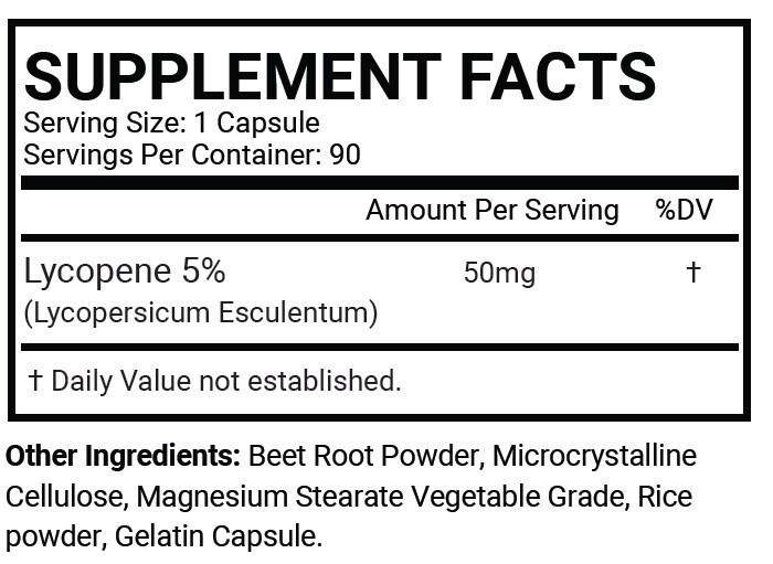 3 pk Lycopene 50mg Prostate Health Support Supplement