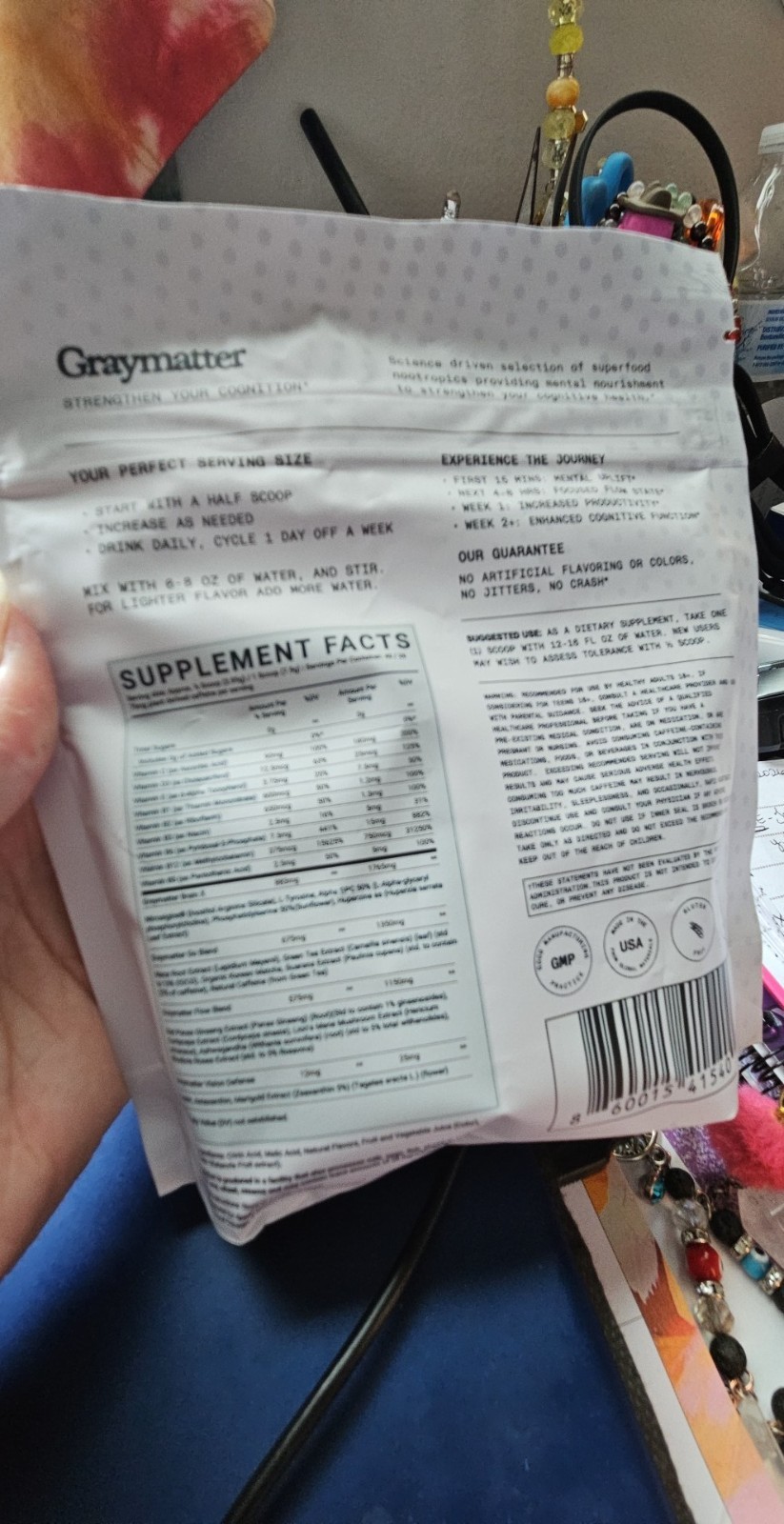 GRAYMATTER Bright Mind Cognitive Support Strawberry Lemon Drink 40 Serving – New