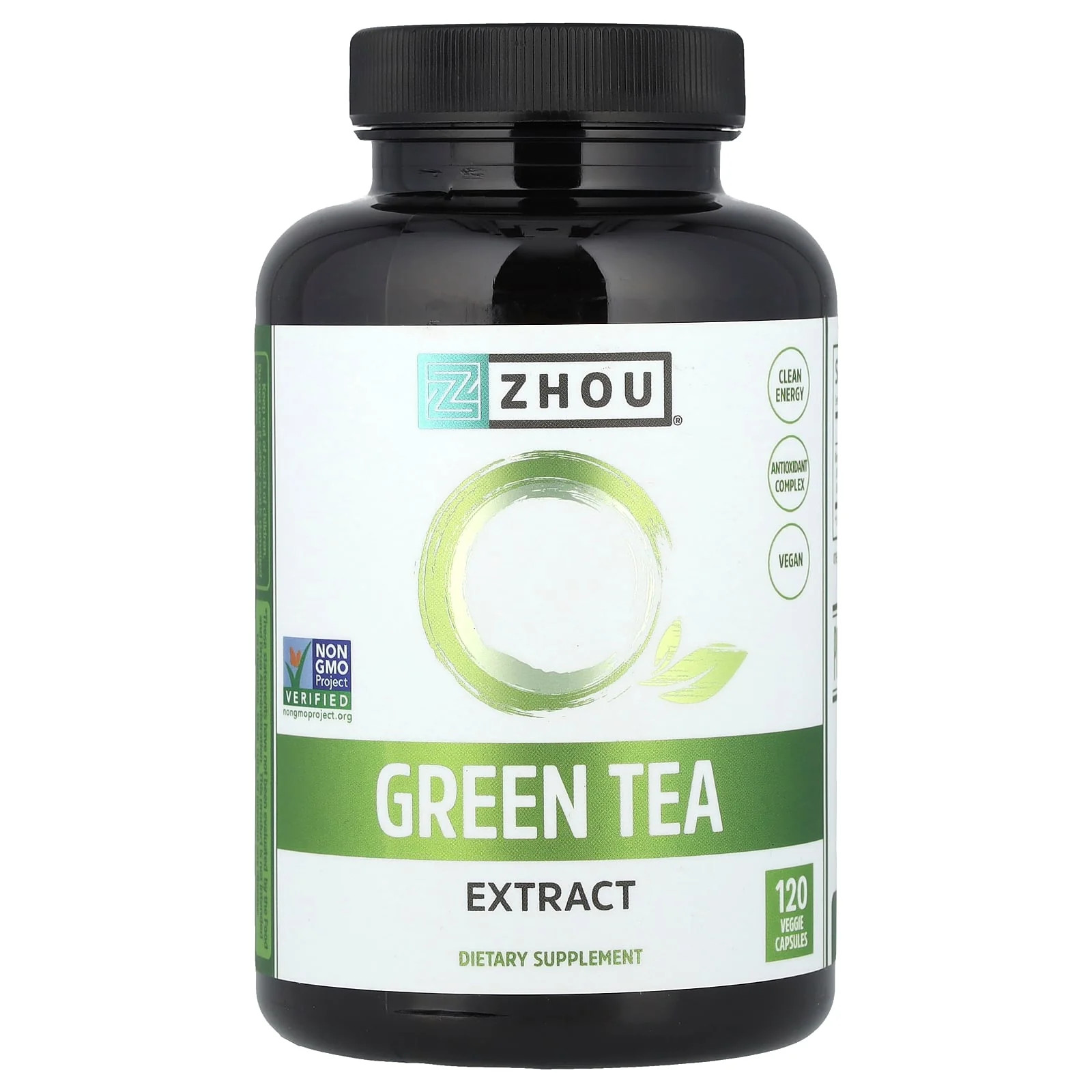 2 X Zhou Nutrition, Green Tea Extract, 500 mg, 120 Veggie Capsules