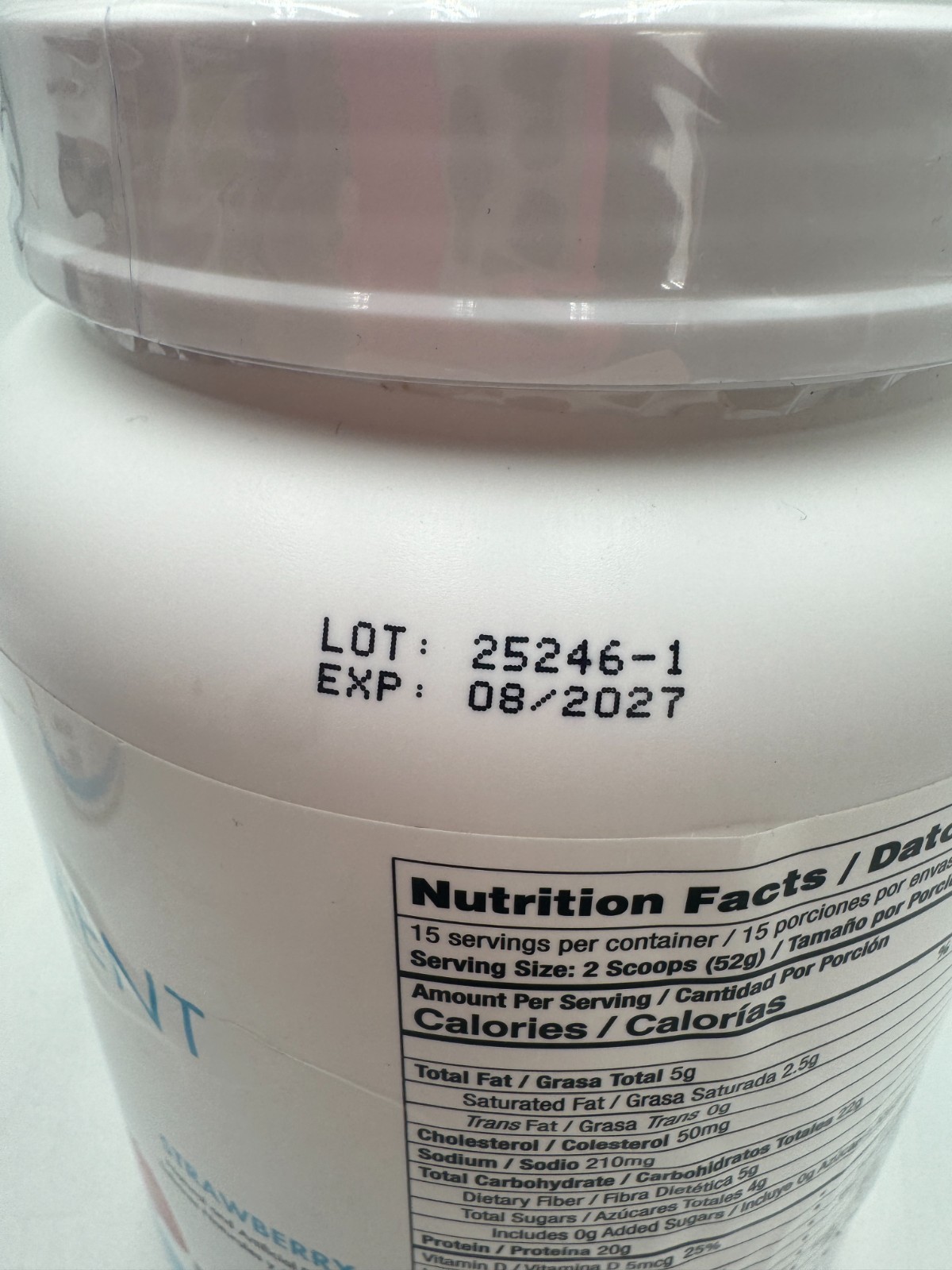 Yes You Can! Complete Meal Replacement Powder Strawberry 1.72 lbs, EXP: 8/27