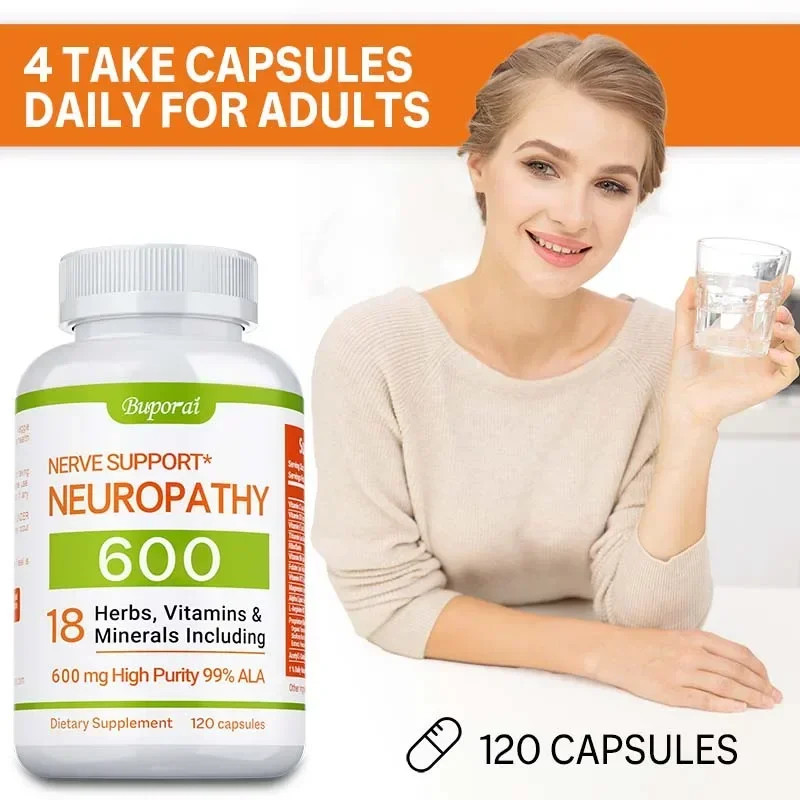 Neuropathy 240pcs – Reduces Stress, Promotes Nerve and Brain Function Health