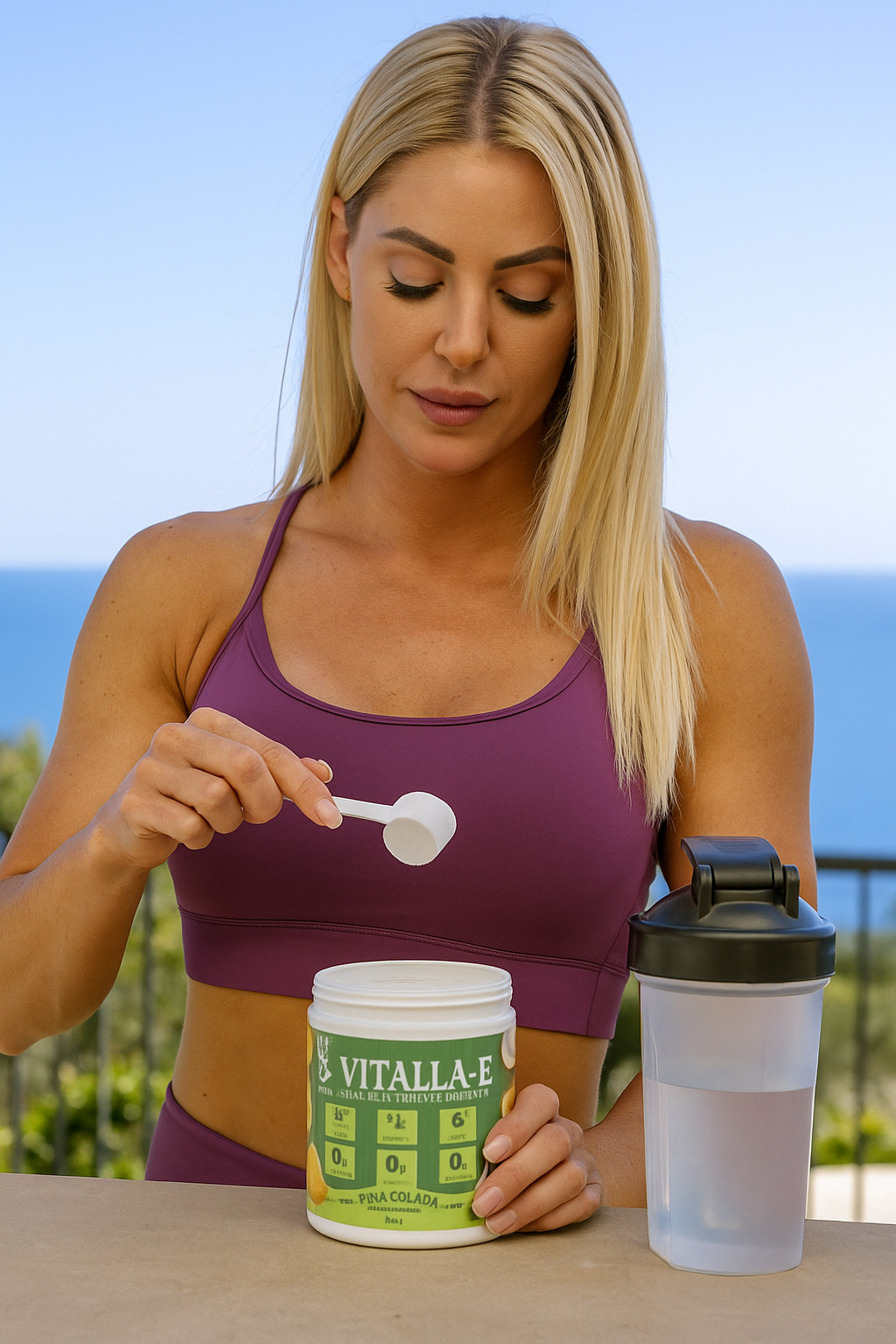 VITALLA-E Electrolyte Powder Drink Mix – 10.16 oz – Pina Colada, 90 Servings