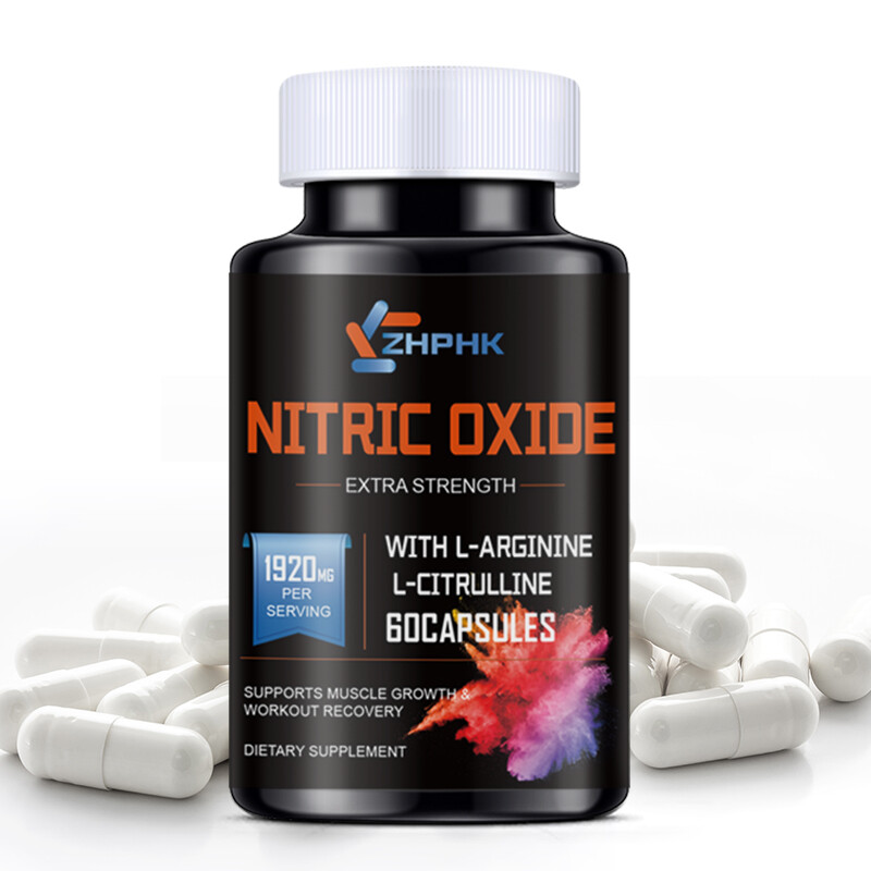 180 Nitric Oxide Booster Supplement w/ L-Arginine Premium Workout Muscle Capsule