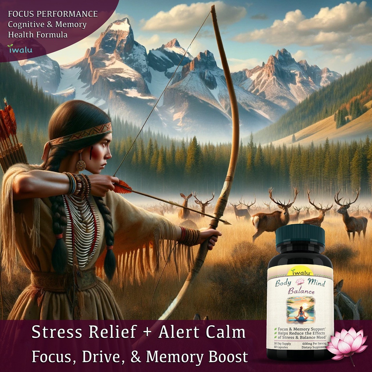 Serotonin and Dopamine Supplements – Nerve Calming Cortisol Reducer & Adaptogens