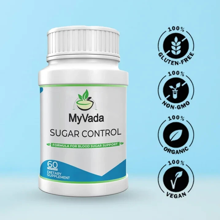 MyVada Sugar Control – Ayurvedic Herbal Organic Blood Sugar Support Supplement