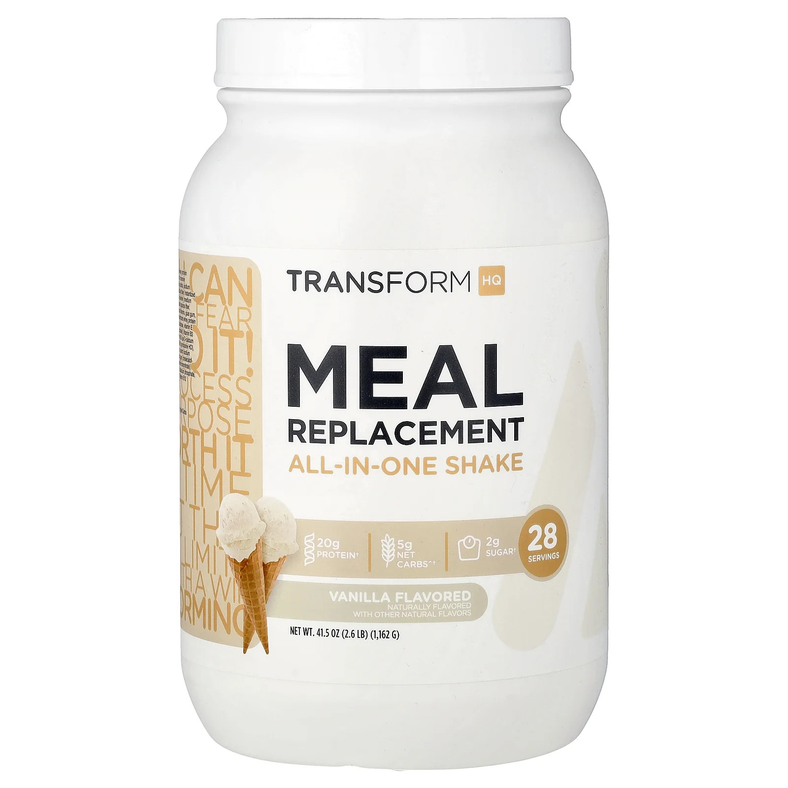 2 X TransformHQ, Meal Replacement, All-in-One Shake, Vanilla, 2.5 lb 40.3 (1128