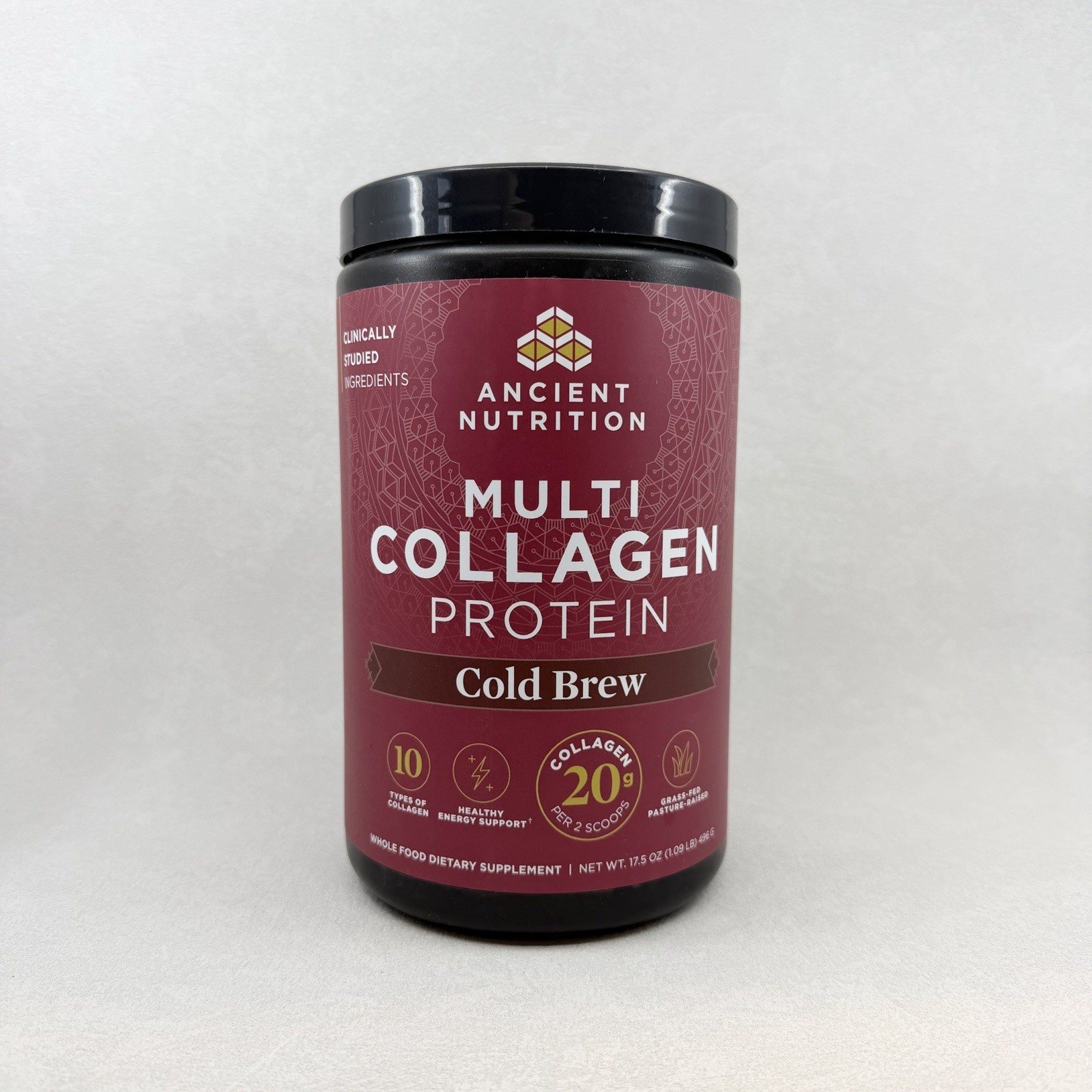 Ancient Nutrition Multi Protein Powder Animal Based Cold Brew New Sealed Exp ‘28