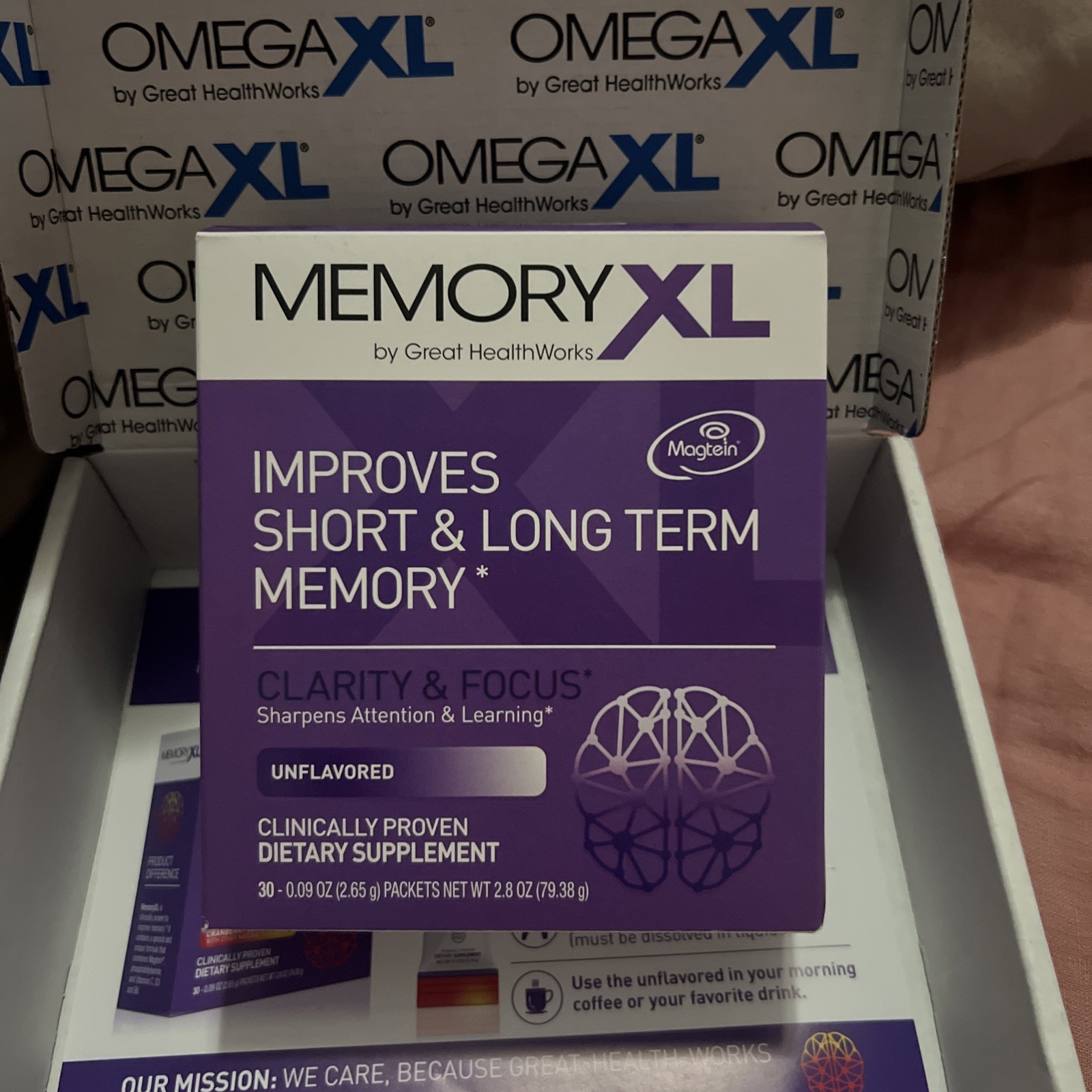Memory XL by Great HealthWorks Improves Short & Long Term Memory. 30 Packets