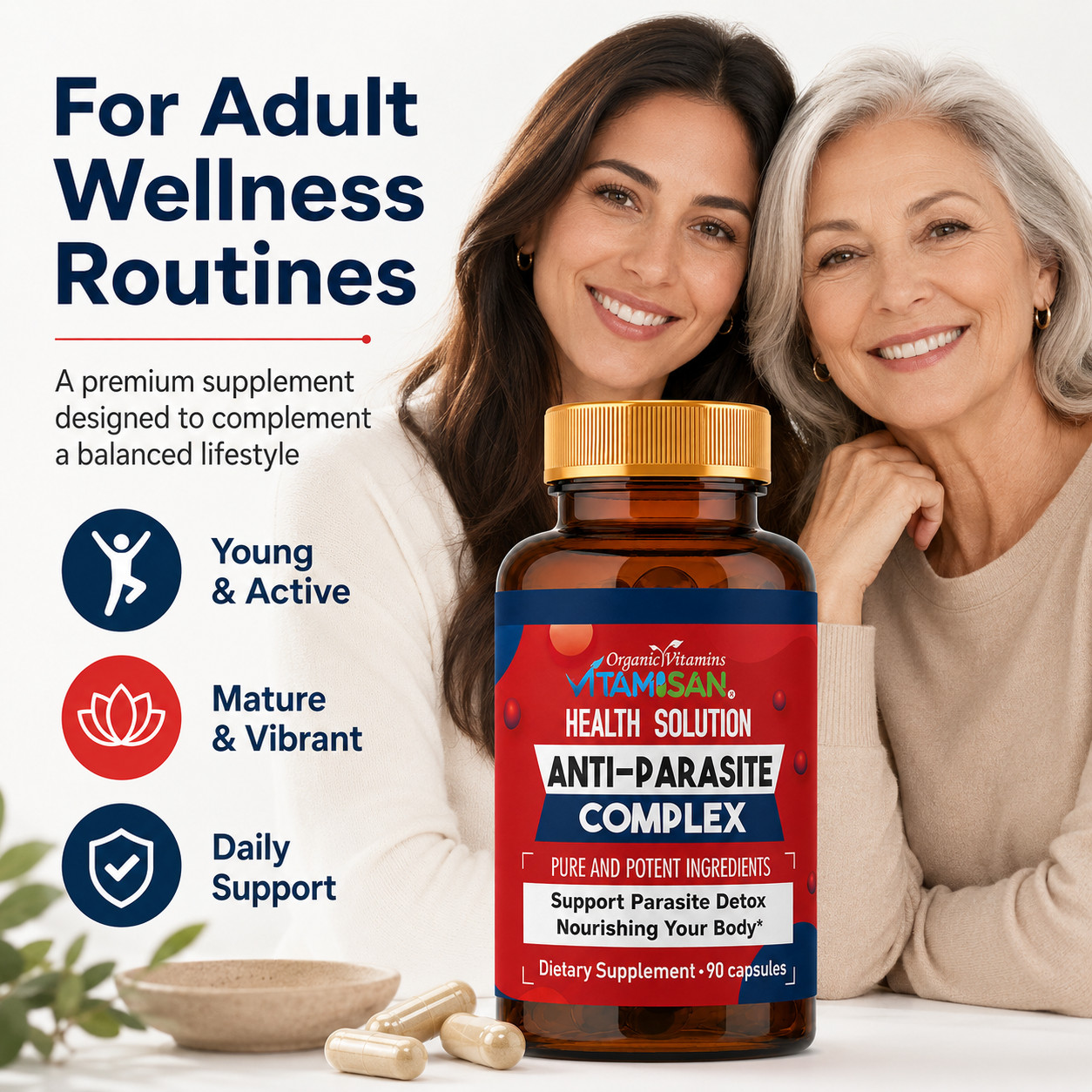 PARASITE DETOX BODY CLEANSE Complex Anti- PARASITE Support Detox90 Candida Detox