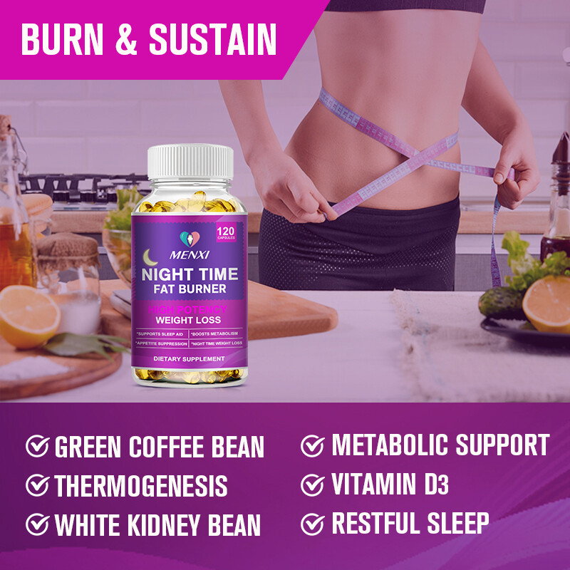 Night Metabolic Reset Capsules – Belly Fat Target & Cortisol Control Aid 120pcs