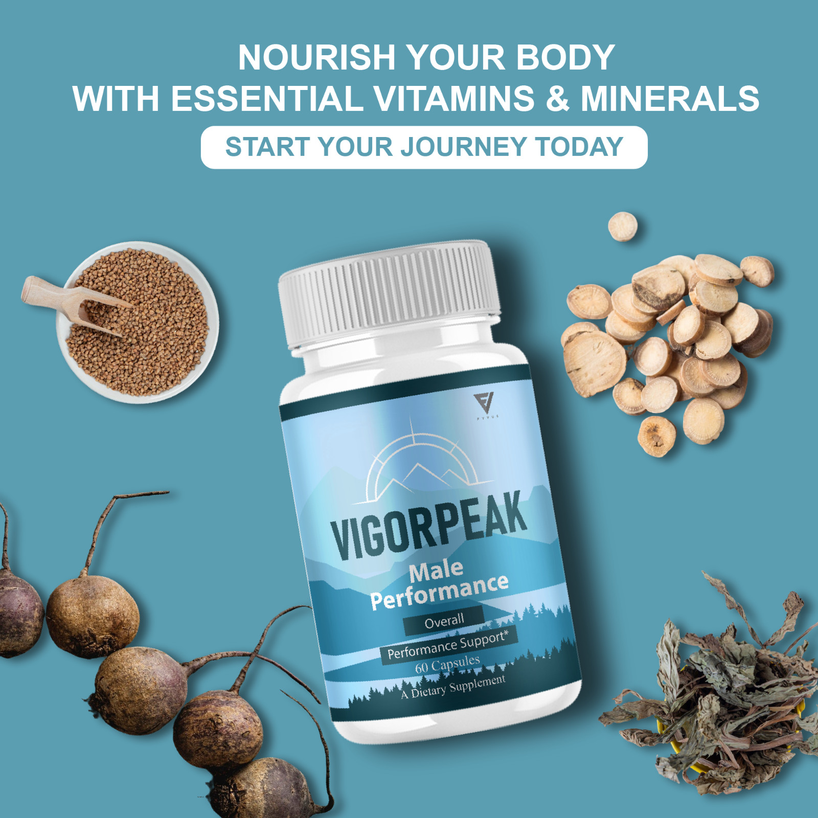 VigorPeak Advanced Performance, Vigor Peak Daily Support (60 Capsules)