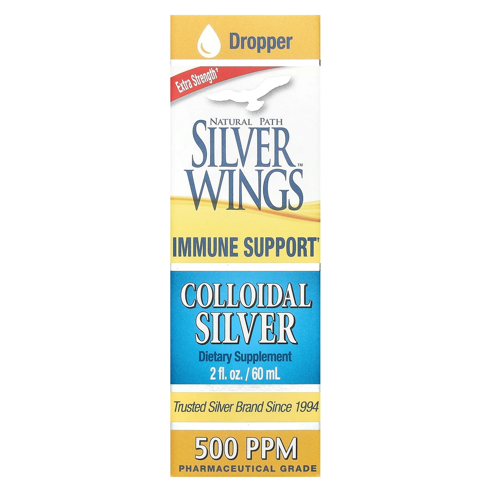 2 X Natural Path Silver Wings, Colloidal Silver, 2 fl oz (60 ml)