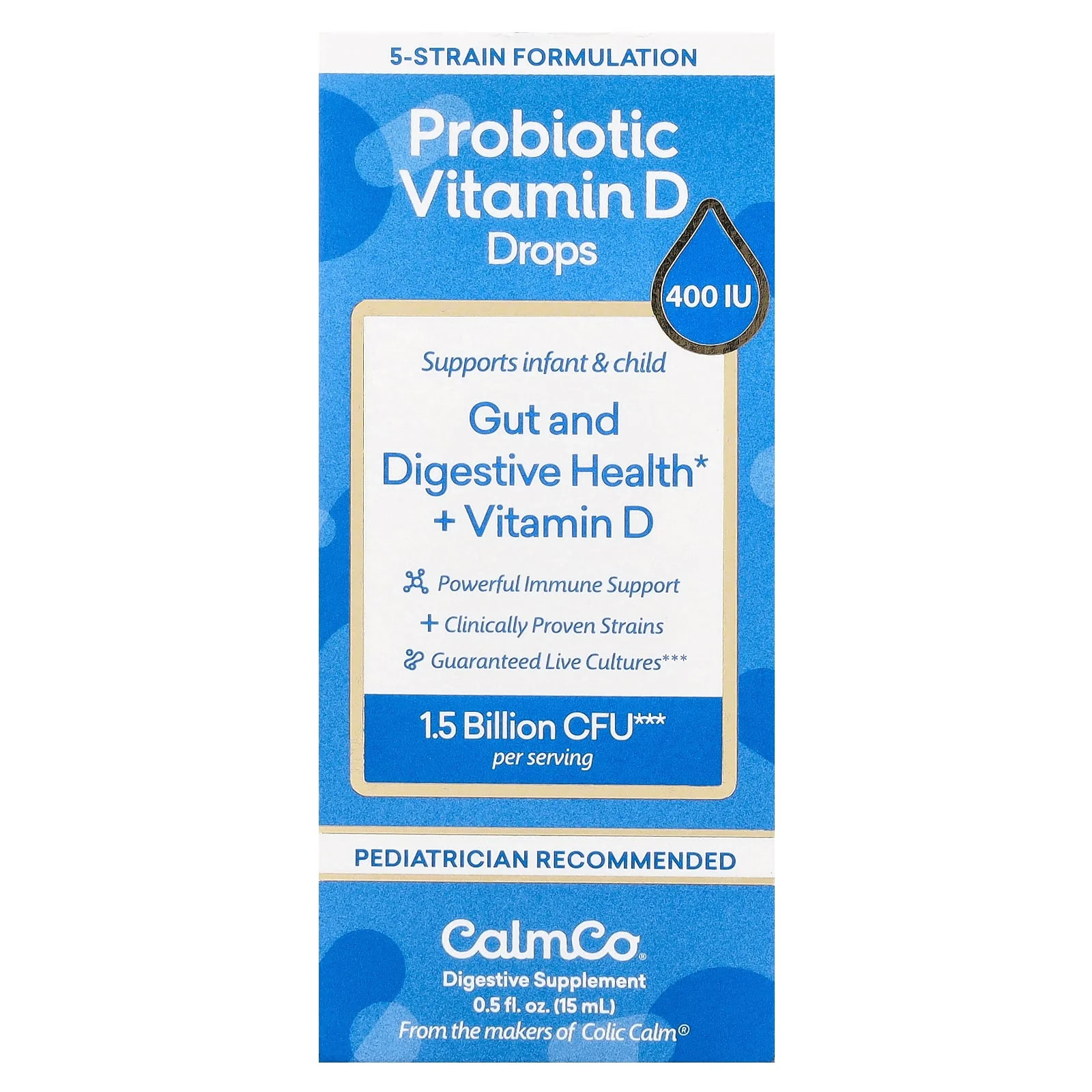 2 X Colic Calm, Probiotic Vitamin D Drops, 0.5 fl oz (15 ml)