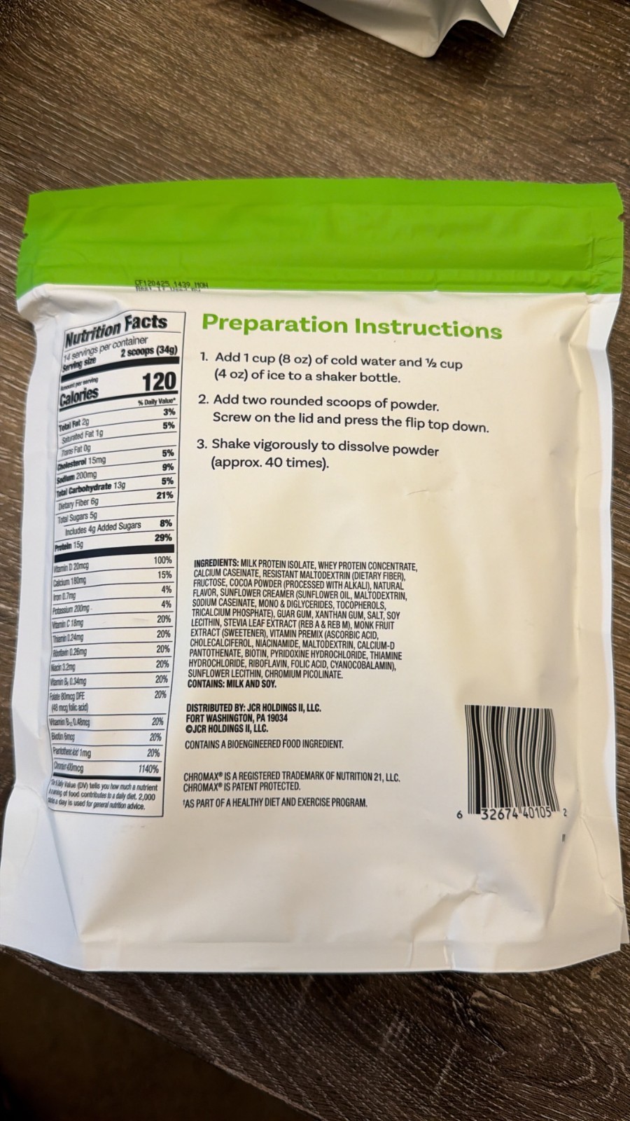 NutriSystem ProSync Chocolate Fudge Protein Shake Mix 14 Servings EXP: 4/2027