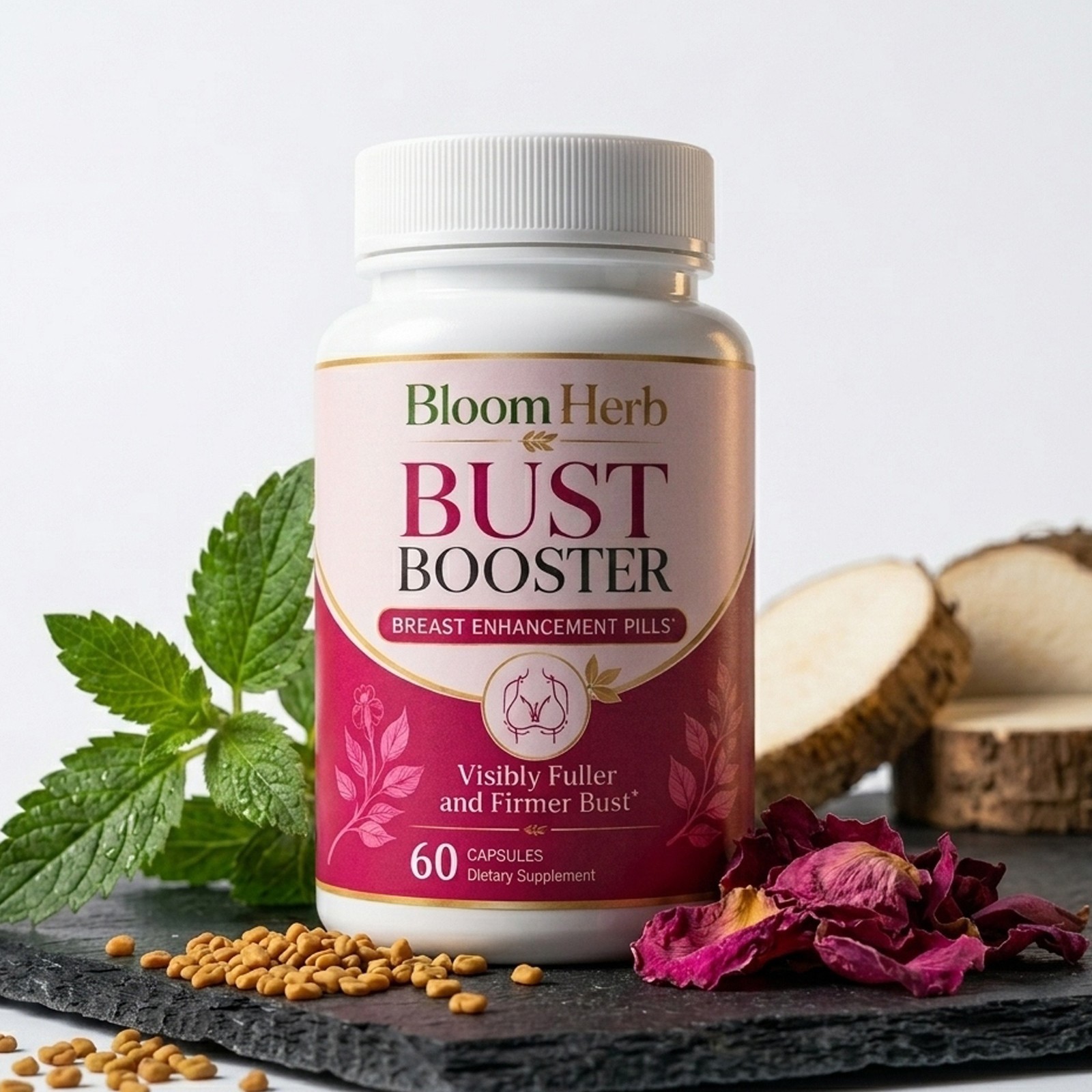 HUGE BUST BOOSTE – Curvy Fruit Aguaje + Black Maca Pills – NATURAL GLUTE ENHANCE