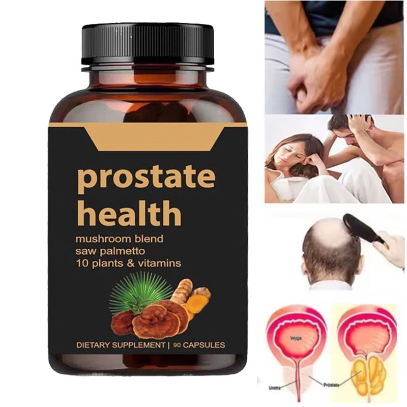 Prostate Health Capsules Support for Men’s Wellness plant-based Body-Care 90 Cap