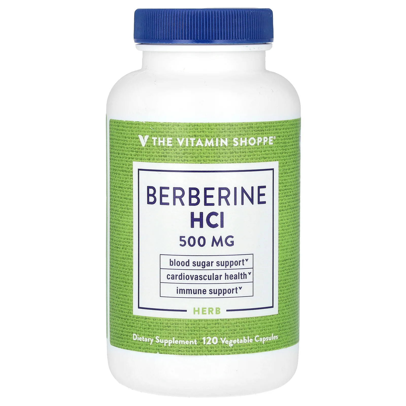 2 X The Vitamin Shoppe, Berberine HCI, 500 mg, 120 Vegetable Capsules