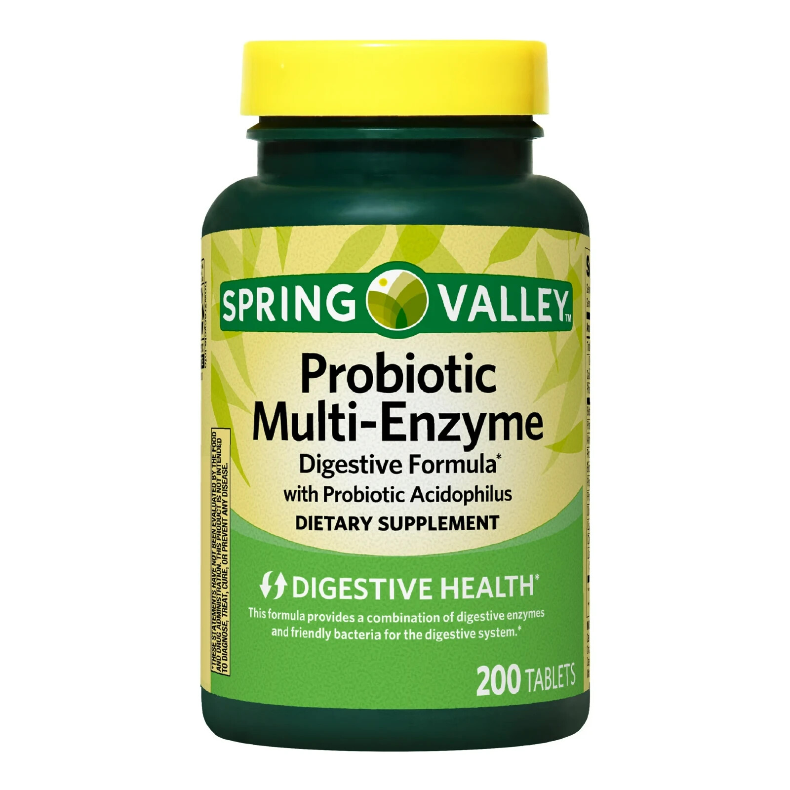 Spring Valley Probiotic Multi-Enzyme Digestive Formula Tablets 200 Count TikTok