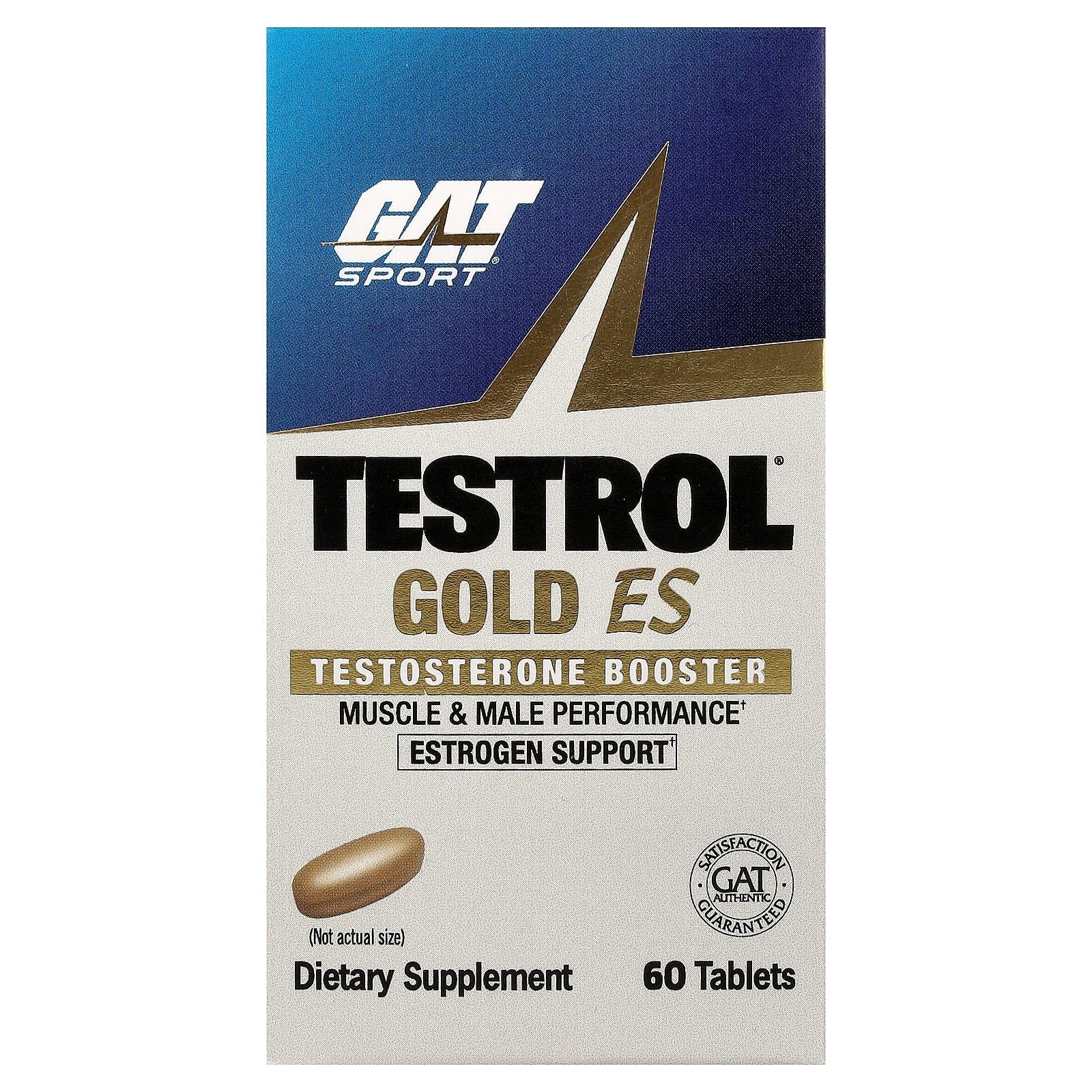 2 X GAT, Sport, Testrol� Gold ES, 60 Tablets