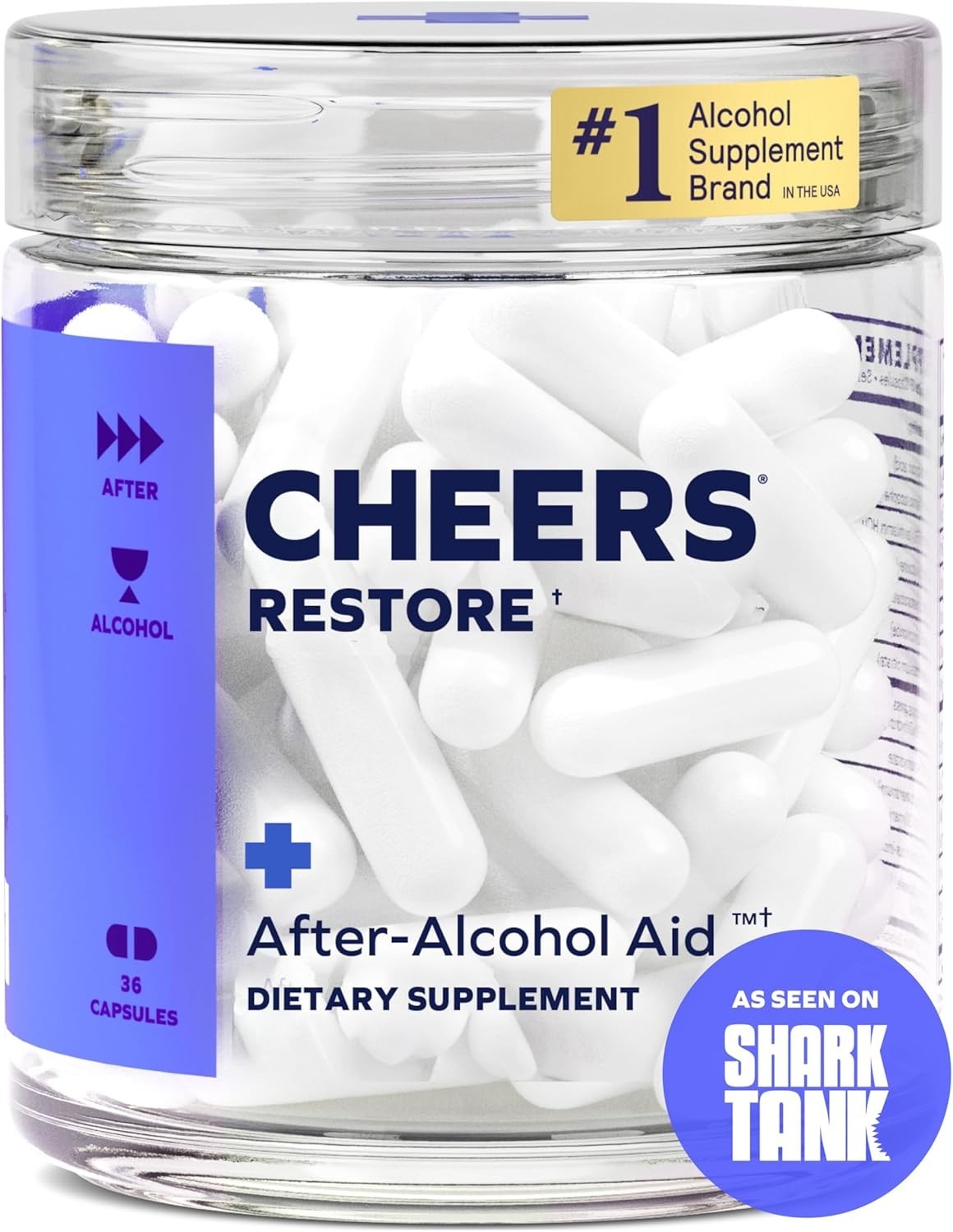 Cheers Restore DHM & L-Cysteine Liver Support Supplement Post Alcohol Relief
