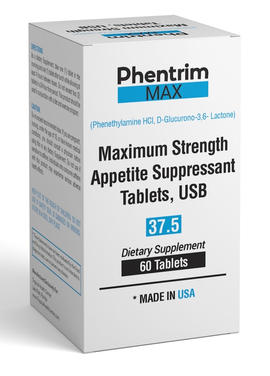 Phentrim Max 37.5 Best Appetite suppressant and Energy Pill That Works