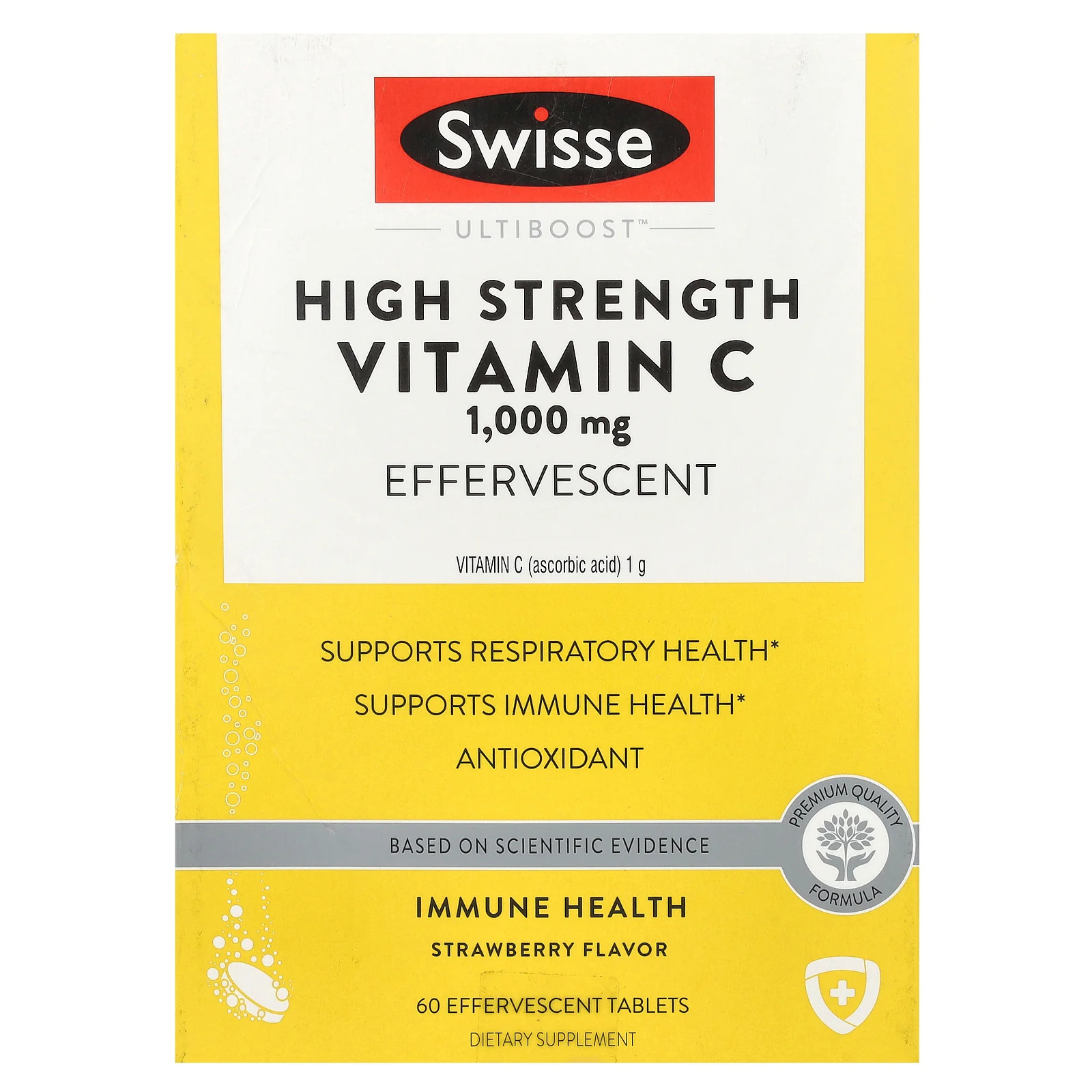 2 X Swisse, Ultiboost�, High Strength Vitamin C, Strawberry, 1,000 mg, 3 Tubes,