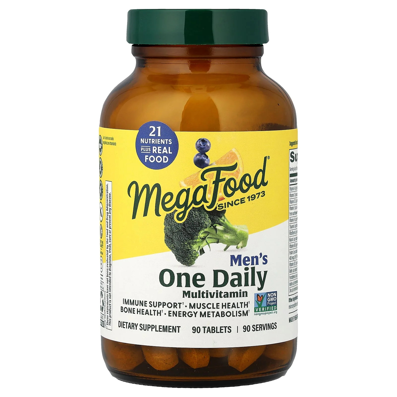 2 X MegaFood, Men’s One Daily Multivitamin, 90 Tablets