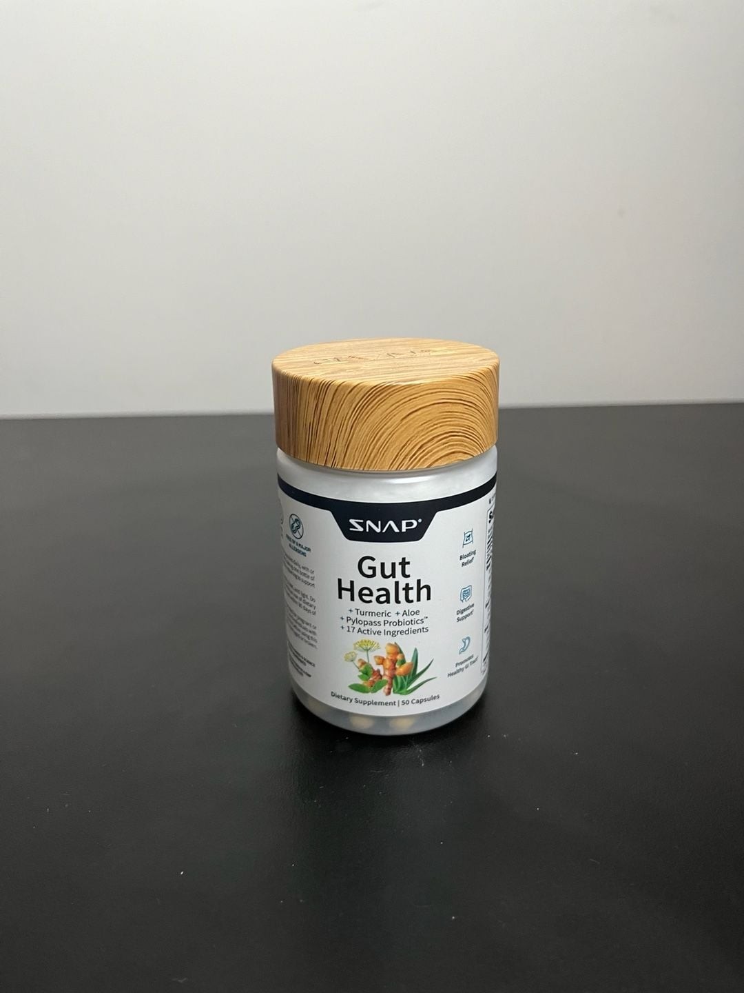 Snap Supplements Gut Health Dietary Supplement, 50 Capsules
