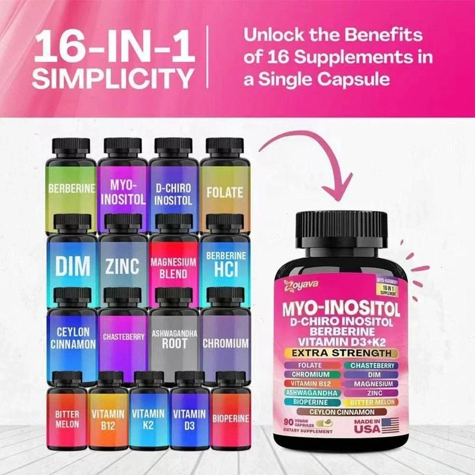 Soothe & Smooth Bundle – Zoyava Cortisol and Myo-Inositol All-in-One Supplement