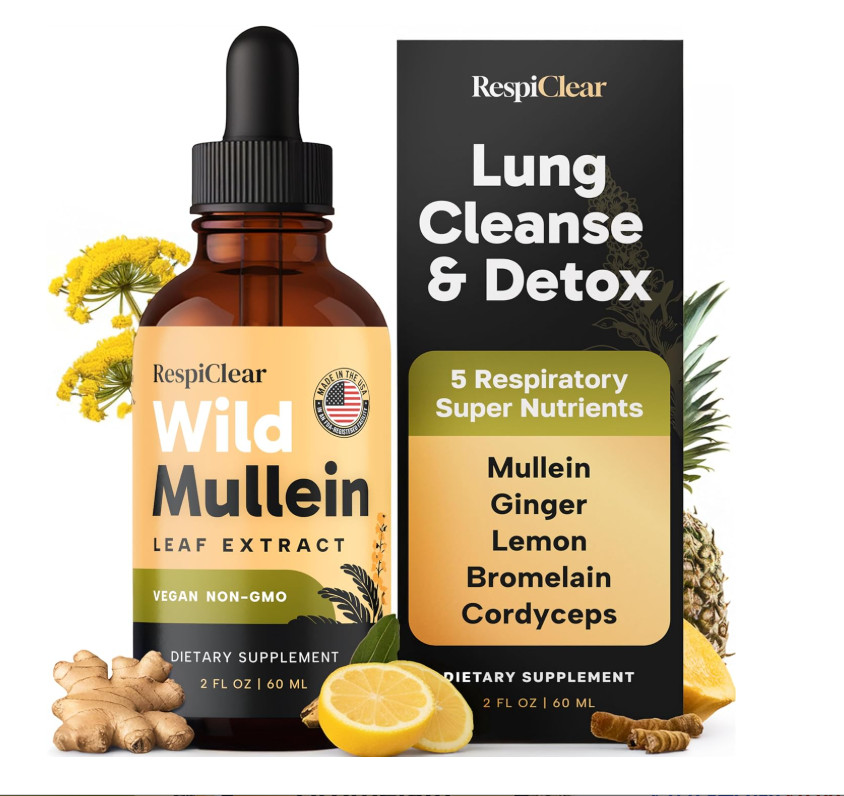 NOT FROM CHINA! MADE IN THE USA!!! RESPICLEAR LUNG CLEANSE 3 SEALED BOTTLES!