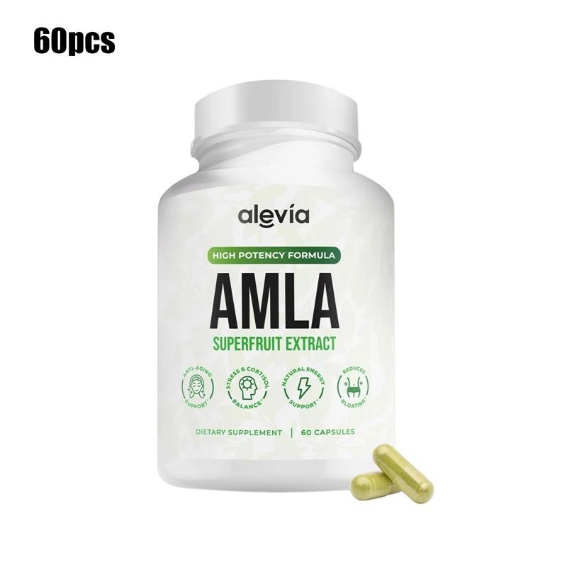 Organic Amla Capsules 1000mg – Indian Gooseberry Amla Fruit Supplement – Orga…
