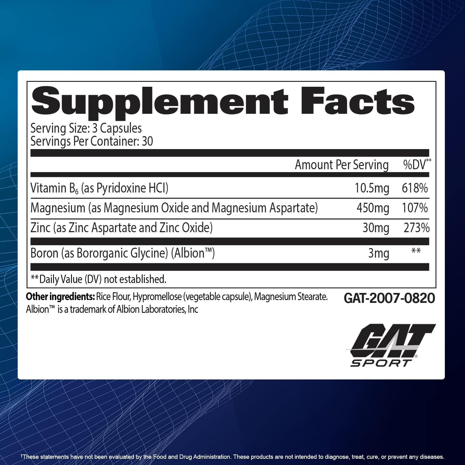 Essentials ZMAG-T Zinc, Magnesium, B6 + Boron, 90 Veg Capsules