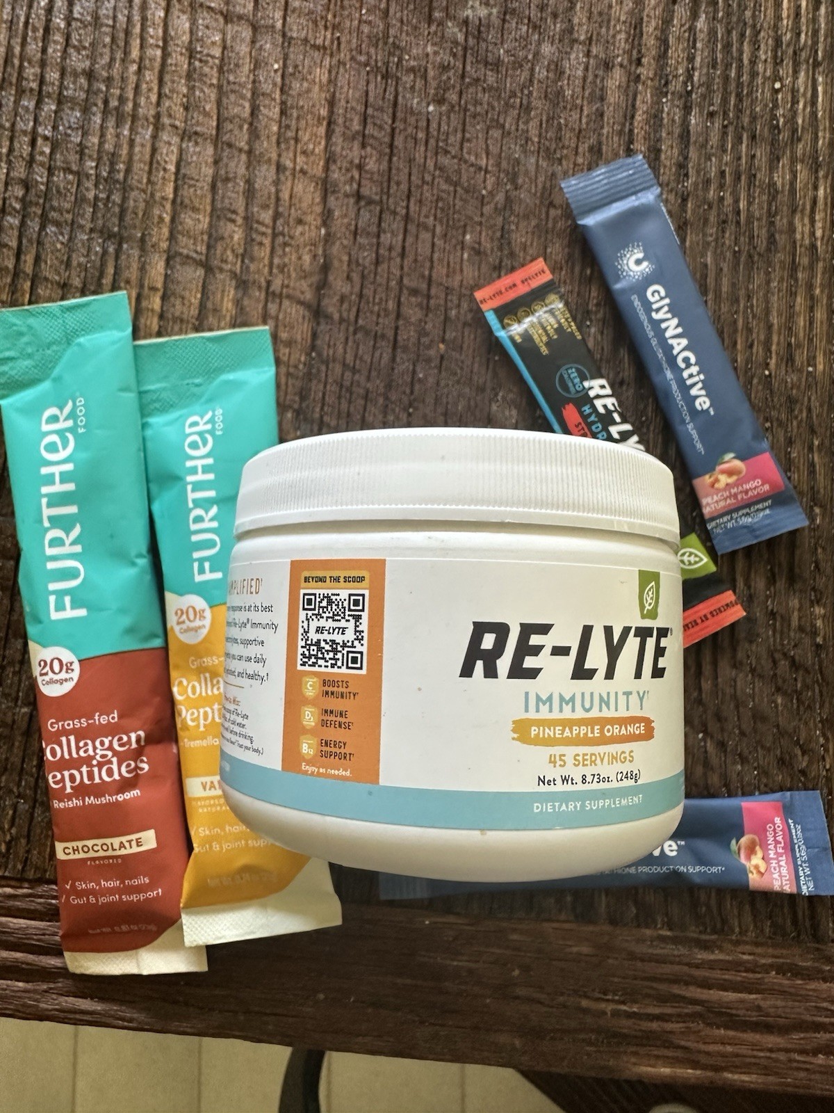 RE-LYTE Immunity Electrolyte Powder Drink Mix Pineapple Orange 45 Servings