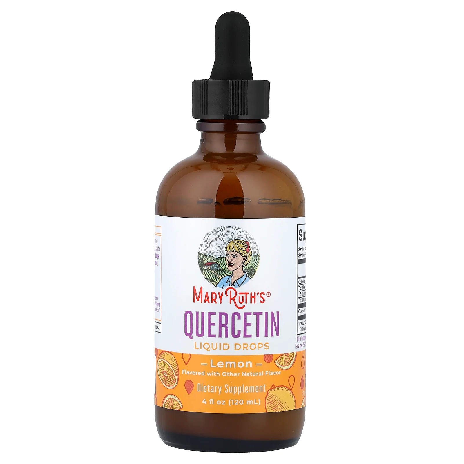 2 X MaryRuth’s, Quercetin Liquid Drops, Lemon, 4 fl oz (120 ml)