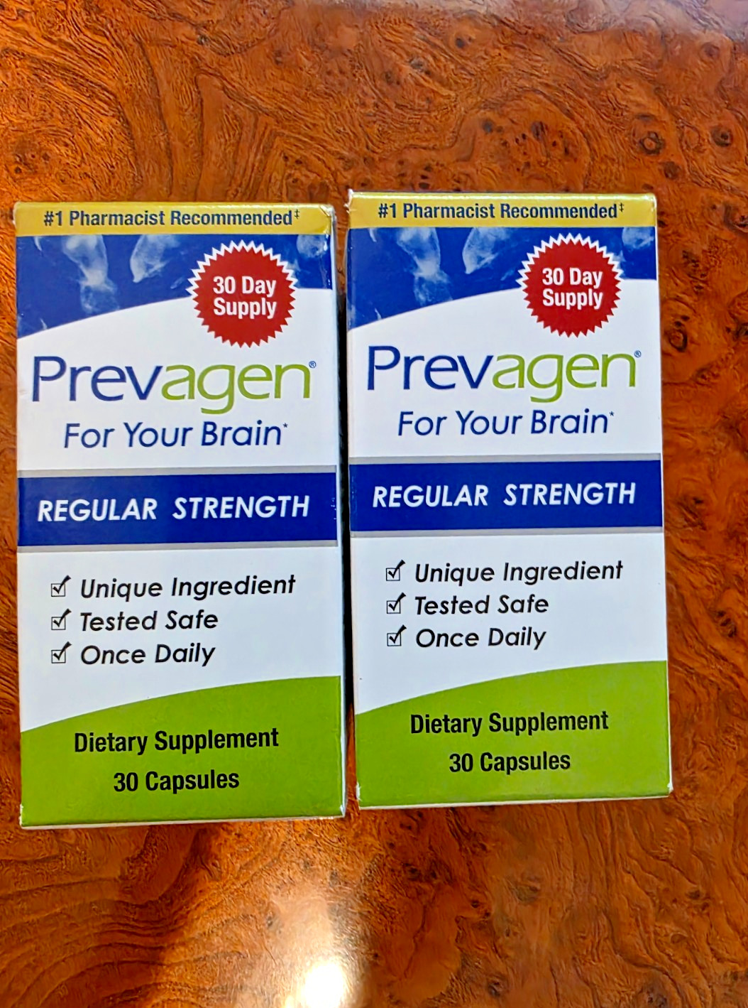 LOT OF 2 – Prevagen Regular Strength – 30 Capsules ( 60 capsules )
