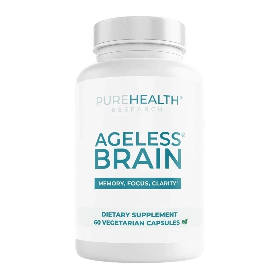PureHealth Ageless Brain – Brain Health & Memory Enhancer, Nootropics, Pack of 1