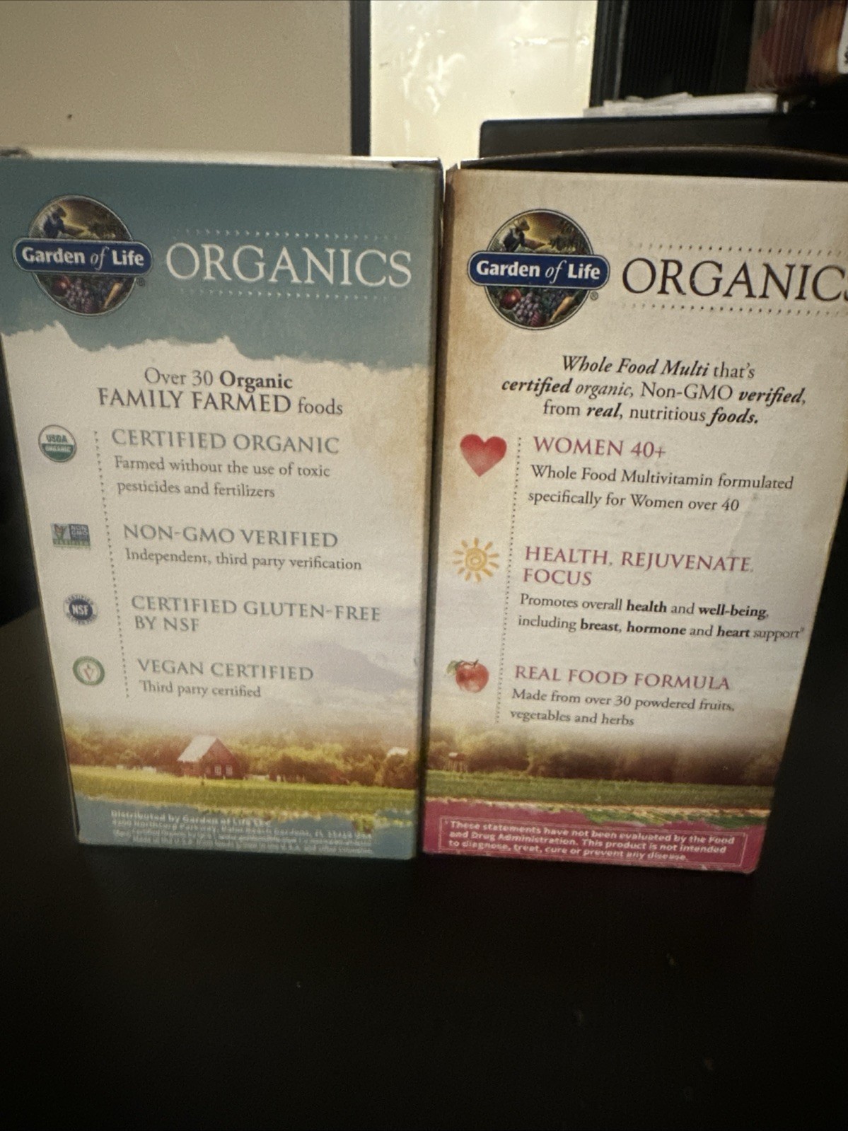 2 Garden of Life Organics Men’s Whole Food Multivitamin 120CT EXP 04/28 NEW SHIP